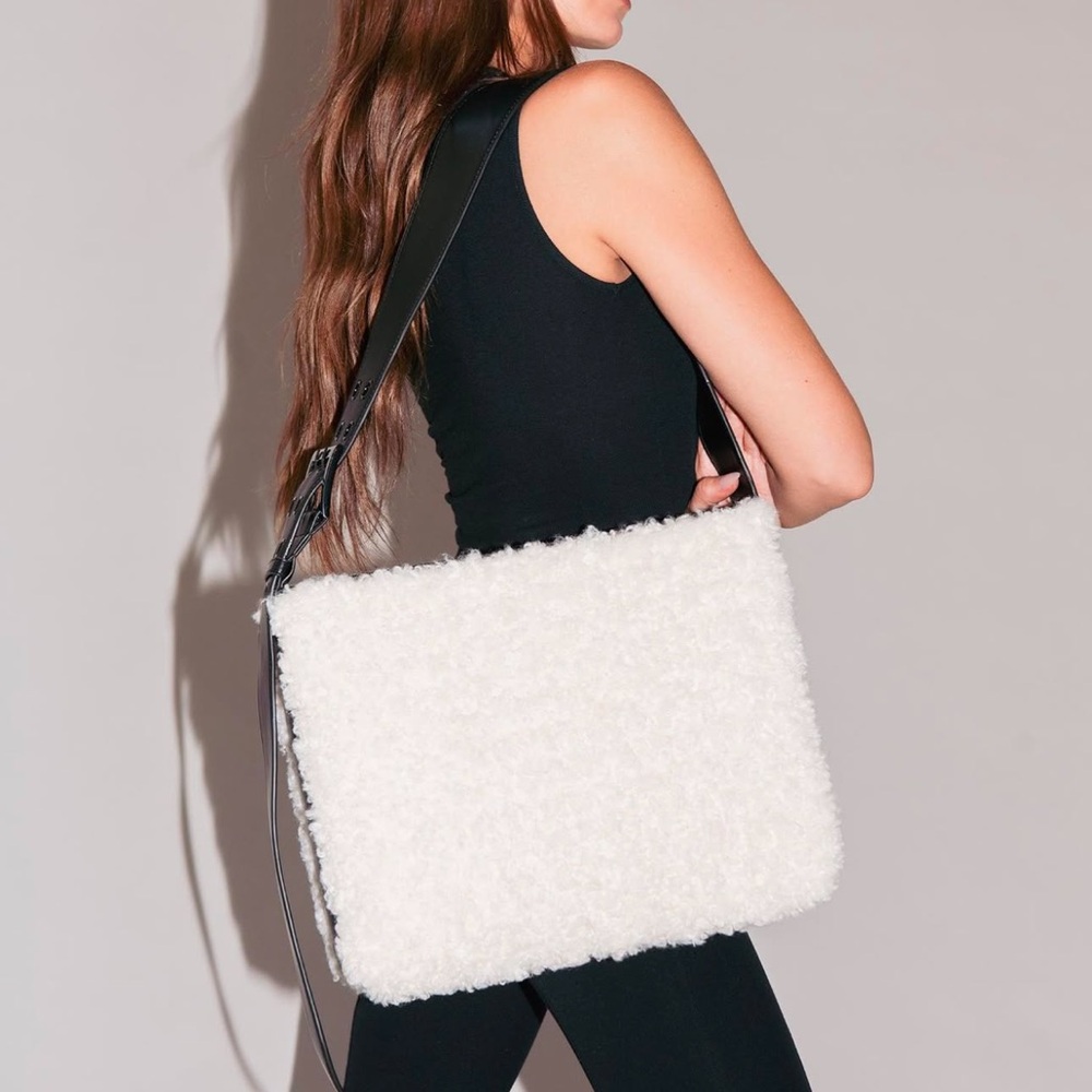 WeWoreWhat Sherpa Tote Bag